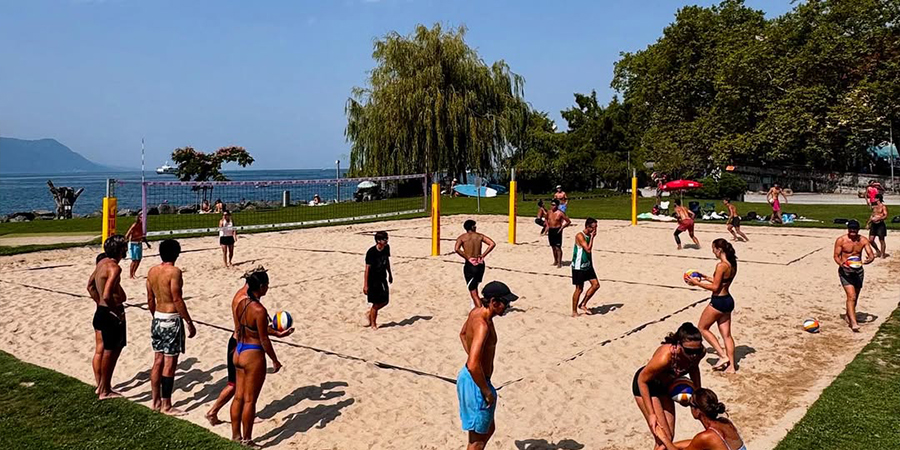 Joueurs de Beach volley 2022