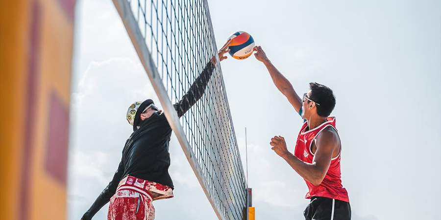 Joueurs de Beach volley 2022