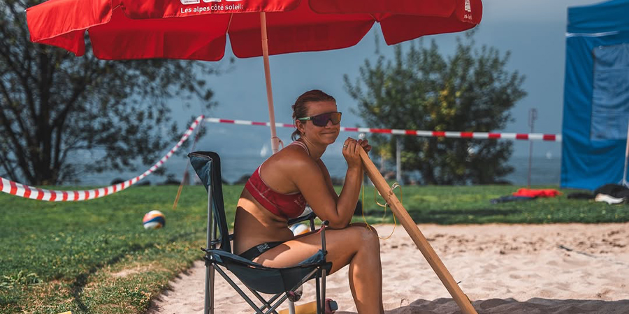 Joueurs de Beach volley 2025